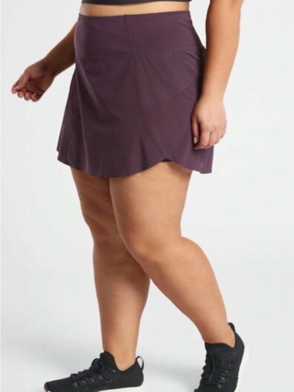 ATHLETA Run with It Skort - Deep Plum 1X